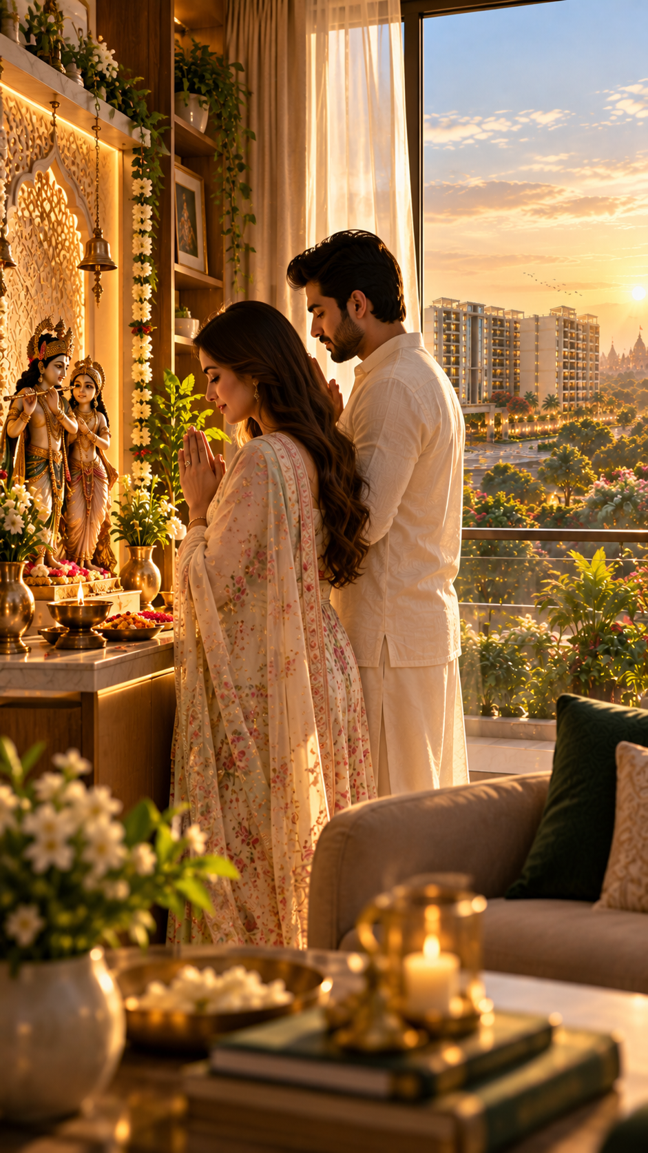 Krishna Galaxy Private Balcony Vrindavan